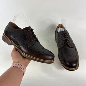 Cole Haan Grand OS Great Jones Oxford Men's 10 Brown Leather Dress Shoes C22004